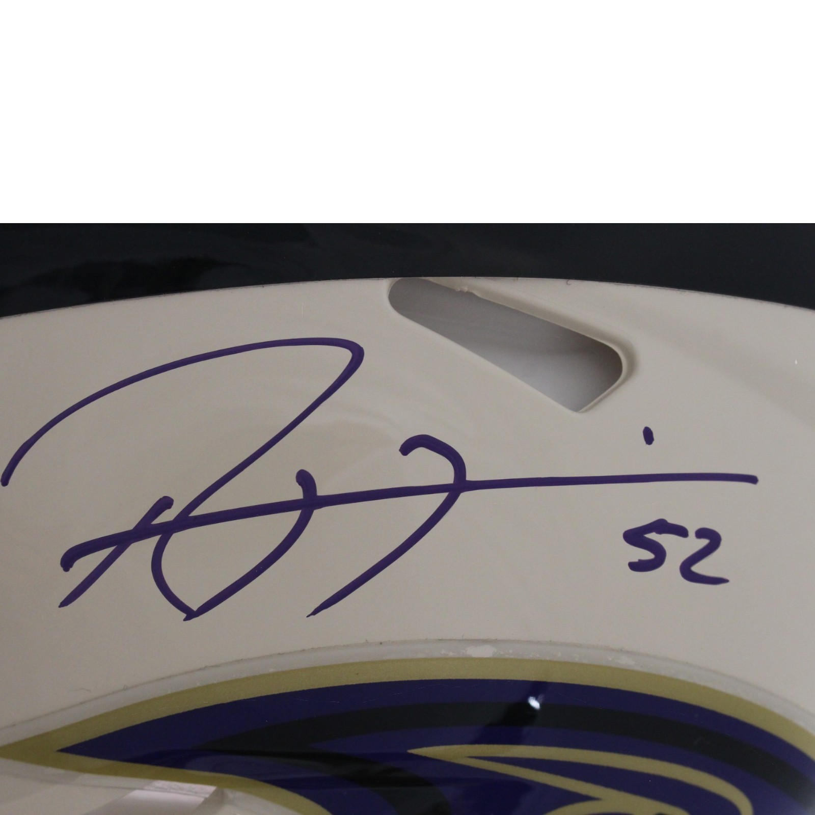 Ray Lewis Signed Baltimore Ravens Authentic Retro Helmet Beckett Witnessed 57518 2 Ray Lewis Signed Baltimore Ravens Authentic Retro Helmet Beckett Witnessed 57518