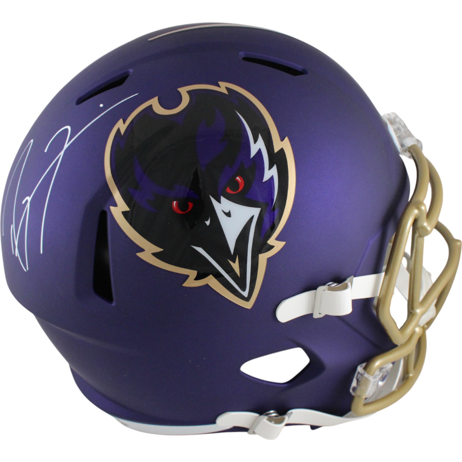 Ray Lewis Autographed Baltimore Ravens F/S 24 Alt Helmet Beckett Witness 51798 1 Ray Lewis Autographed Baltimore Ravens F/S 24 Alt Helmet Beckett Witness 51798