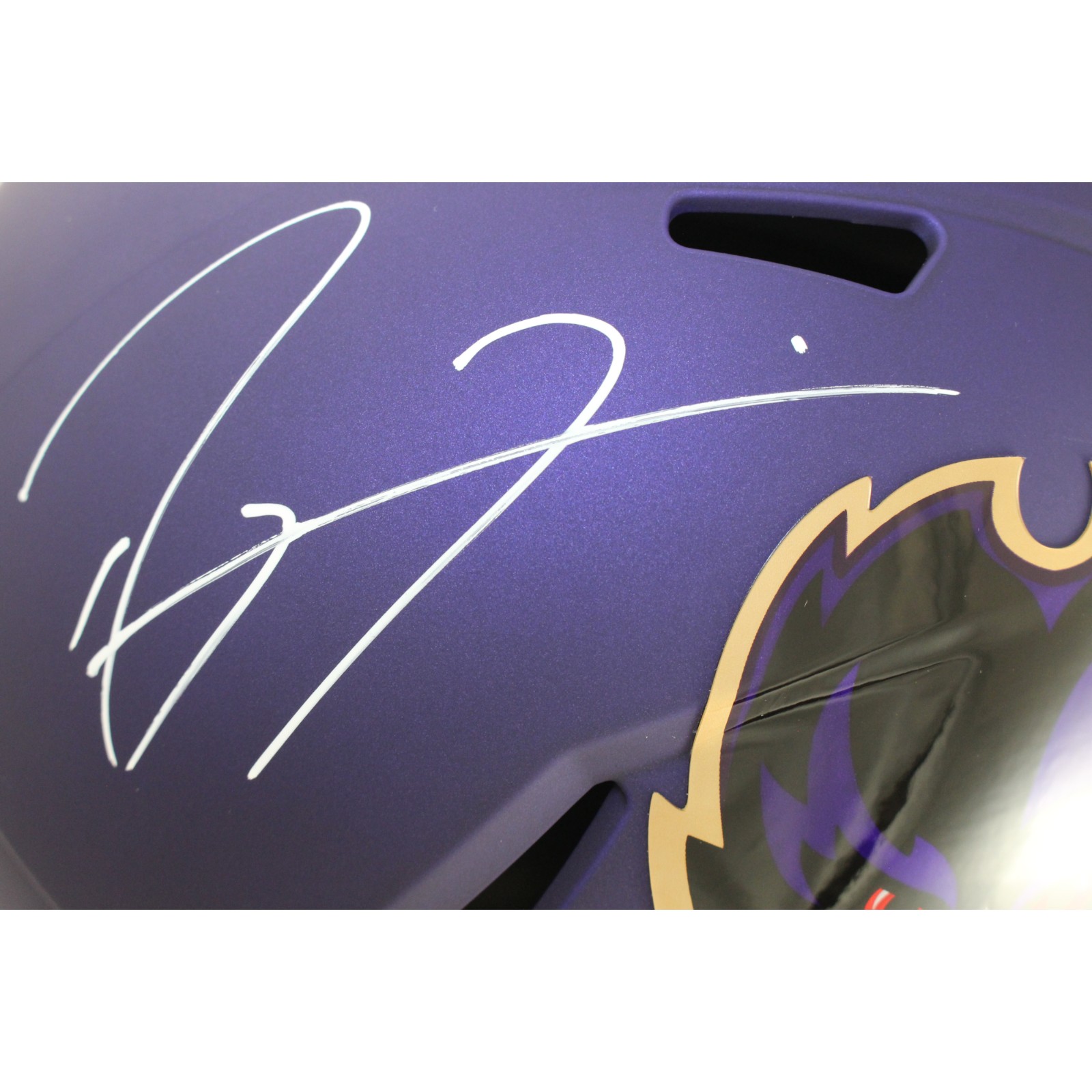 Ray Lewis Autographed Baltimore Ravens F/S 24 Alt Helmet Beckett Witness 51798 2 Ray Lewis Autographed Baltimore Ravens F/S 24 Alt Helmet Beckett Witness 51798