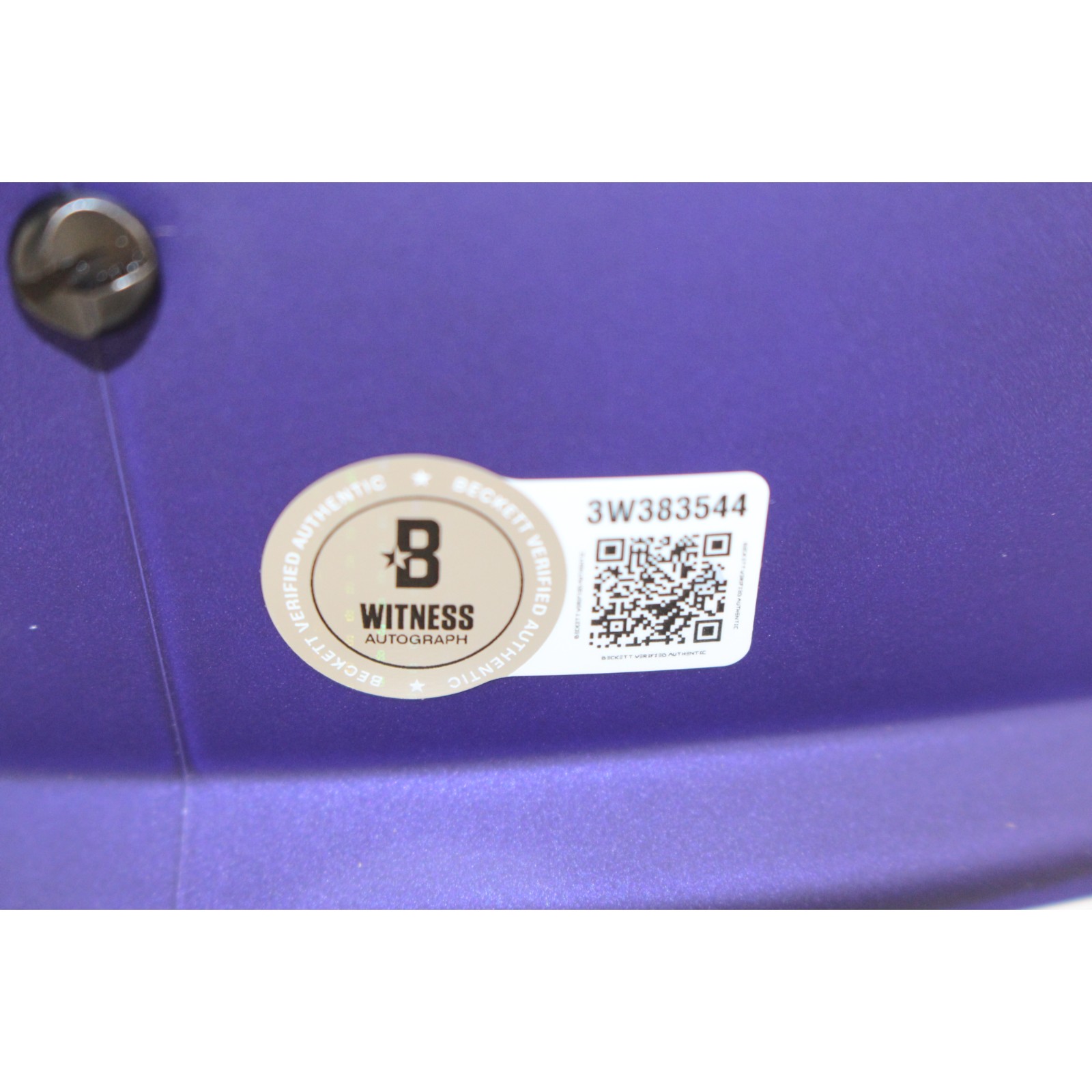 Ray Lewis Autographed Baltimore Ravens F/S 24 Alt Helmet Beckett Witness 51798 4 Ray Lewis Autographed Baltimore Ravens F/S 24 Alt Helmet Beckett Witness 51798