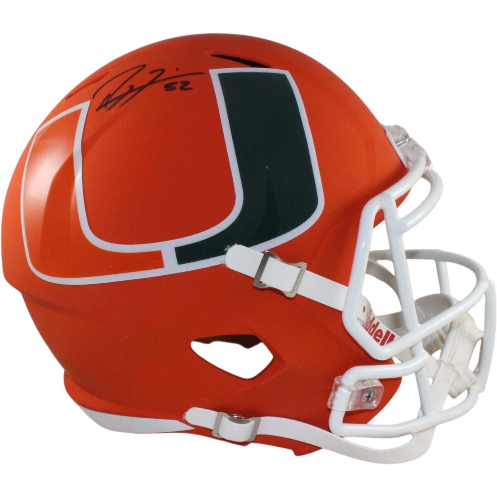 Ray Lewis Signed Miami Hurricanes F/S AMP Helmet Beckett Witness 57532 1 Ray Lewis Signed Miami Hurricanes F/S AMP Helmet Beckett Witness 57532