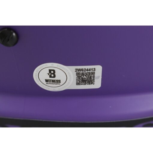 Ray Lewis Autographed Baltimore Ravens Rave F/S Helmet Beckett Witness 49560