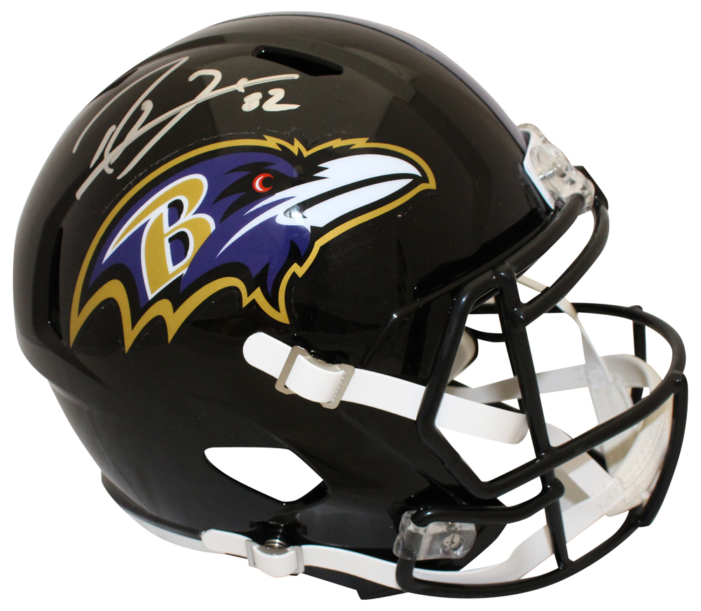 Ray Lewis Autographed Baltimore Ravens Speed F/S Helmet Beckett