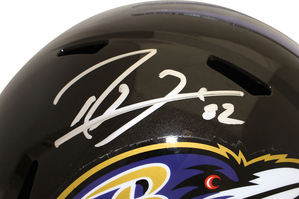 Ray Lewis Autographed Baltimore Ravens Speed F/S Helmet Beckett