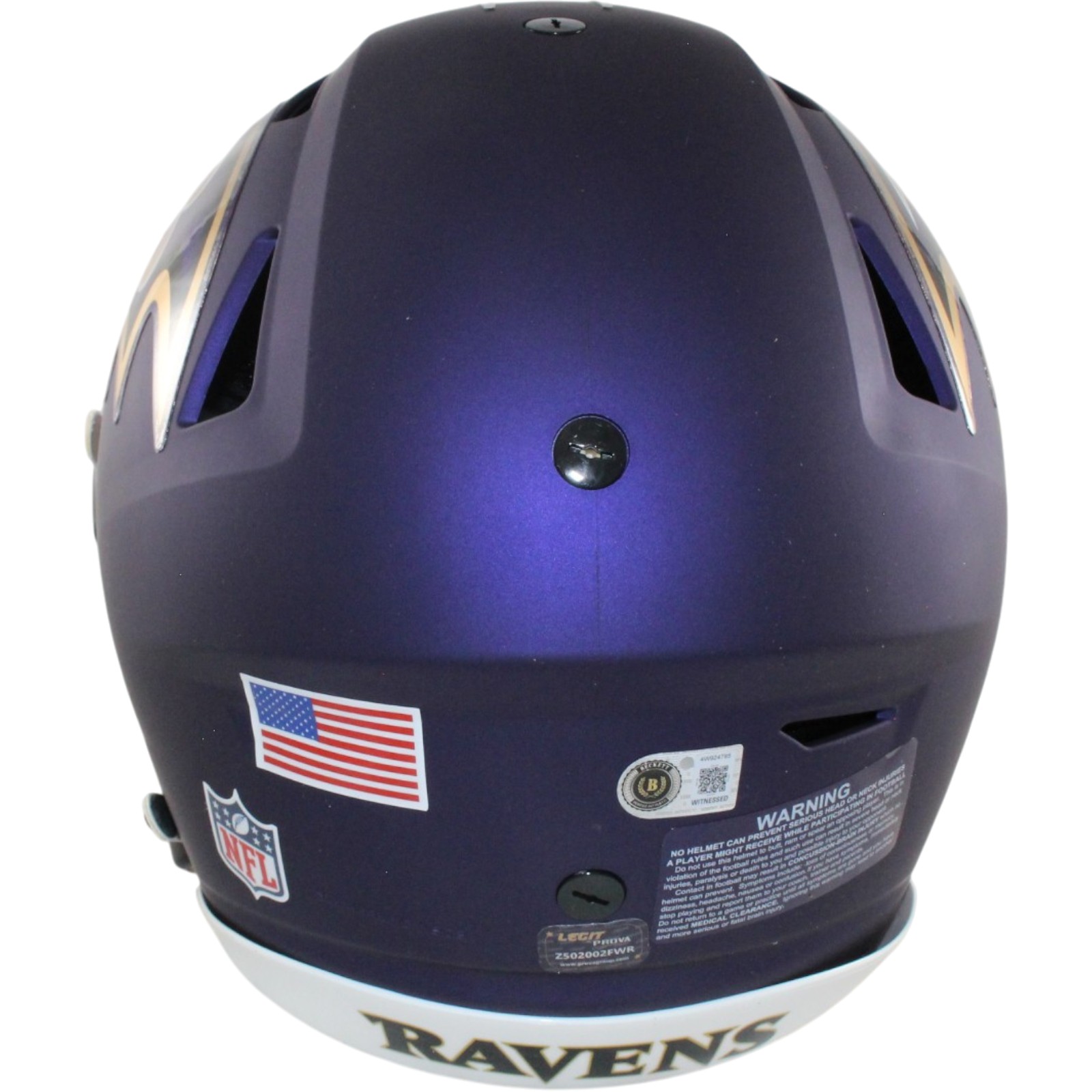 Ray Lewis Signed Baltimore Ravens SpeedFlex 2026 ALT #1 Helmet Beckett W 57515 3 Ray Lewis Signed Baltimore Ravens SpeedFlex 2026 ALT #1 Helmet Beckett W 57515