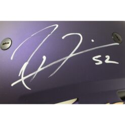 Ray Lewis Autographed Baltimore Ravens SpeedFlex Alt 24 Helmet Beckett 49577