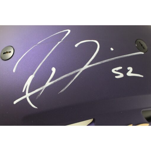 Ray Lewis Autographed Baltimore Ravens SpeedFlex Alt 24 Helmet Beckett 49577