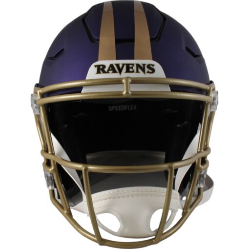 Ray Lewis Autographed Baltimore Ravens SpeedFlex Alt 24 Helmet Beckett 49577
