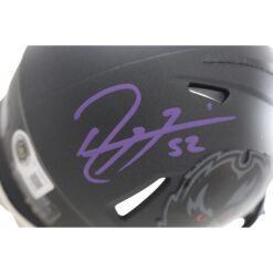 Ray Lewis Signed Baltimore Ravens 2026 ALT #2 Mini Helmet Beckett WIT 57799