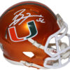 Ray Lewis Autographed Miami Hurricanes Flash Speed Mini Helmet Beckett