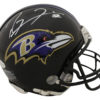 Ray Lewis Autographed/Signed Baltimore Ravens Mini Helmet BAS 26064