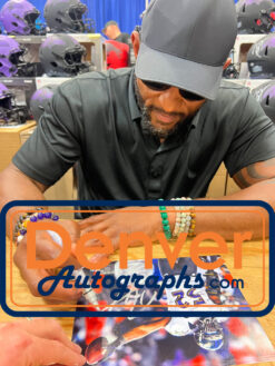 Ray Lewis Autographed/Signed Baltimore Ravens 8x10 Photo Beckett Witness 51048