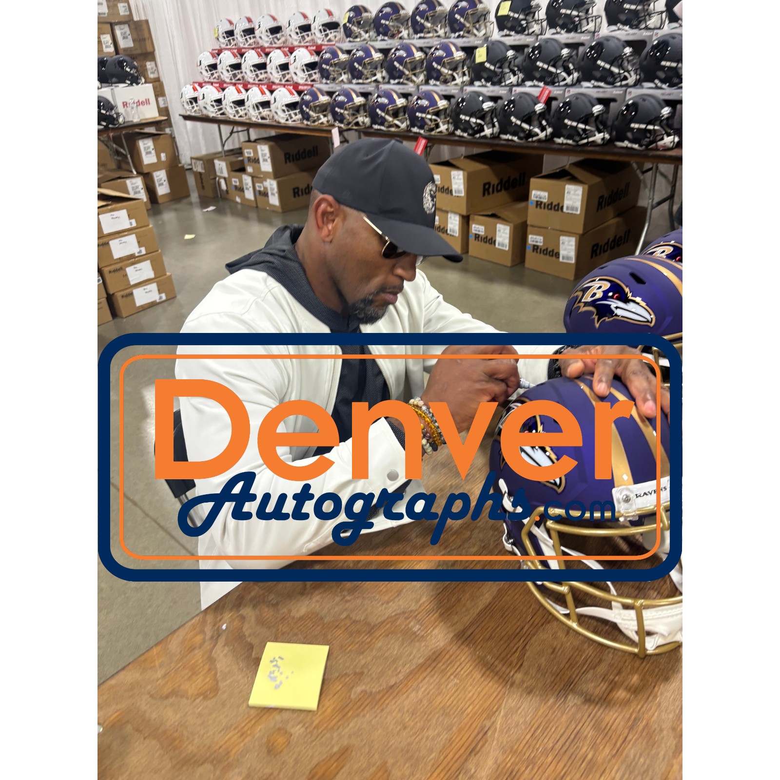 Ray Lewis Autographed Baltimore Ravens F/S 2026 ALT #1 Helmet Beckett WIT 57527 7 Ray Lewis Autographed Baltimore Ravens F/S 2026 ALT #1 Helmet Beckett WIT 57527