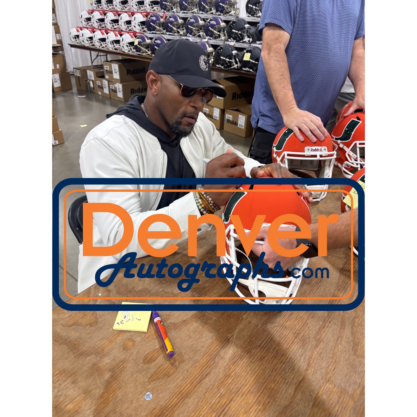 Ray Lewis Signed Miami Hurricanes F/S AMP Helmet Beckett Witness 57532 7 Ray Lewis Signed Miami Hurricanes F/S AMP Helmet Beckett Witness 57532