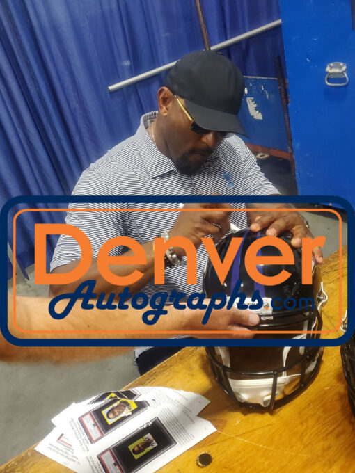 Ray Lewis Autographed/Signed Baltimore Ravens F/S Speed Helmet Beckett 47982