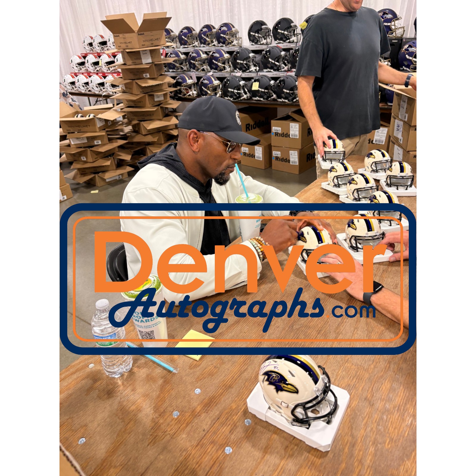 Ray Lewis Autographed Baltimore Ravens Retro Mini Helmet Beckett Witness 57538 7 Ray Lewis Autographed Baltimore Ravens Retro Mini Helmet Beckett Witness 57538