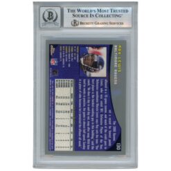 Ray Lewis Autographed 2001 Topps Chrome #130 Trading Card Beckett 52911