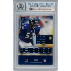 Ray Lewis Autographed 2003 Presige Xtra Points #11 Trading Card Beckett 53002