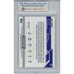 Ray Lewis Autographed 2023 Topps Composite #20 Trading Card Beckett 52965