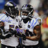 Ray Lewis & Ed Reed Autographed Baltimore Ravens 16x20 Photo BAS 25161 PF