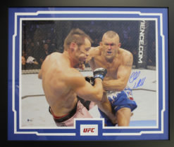 Chuck Liddell Autographed/Signed UFC Framed 16x20 Photo Beckett