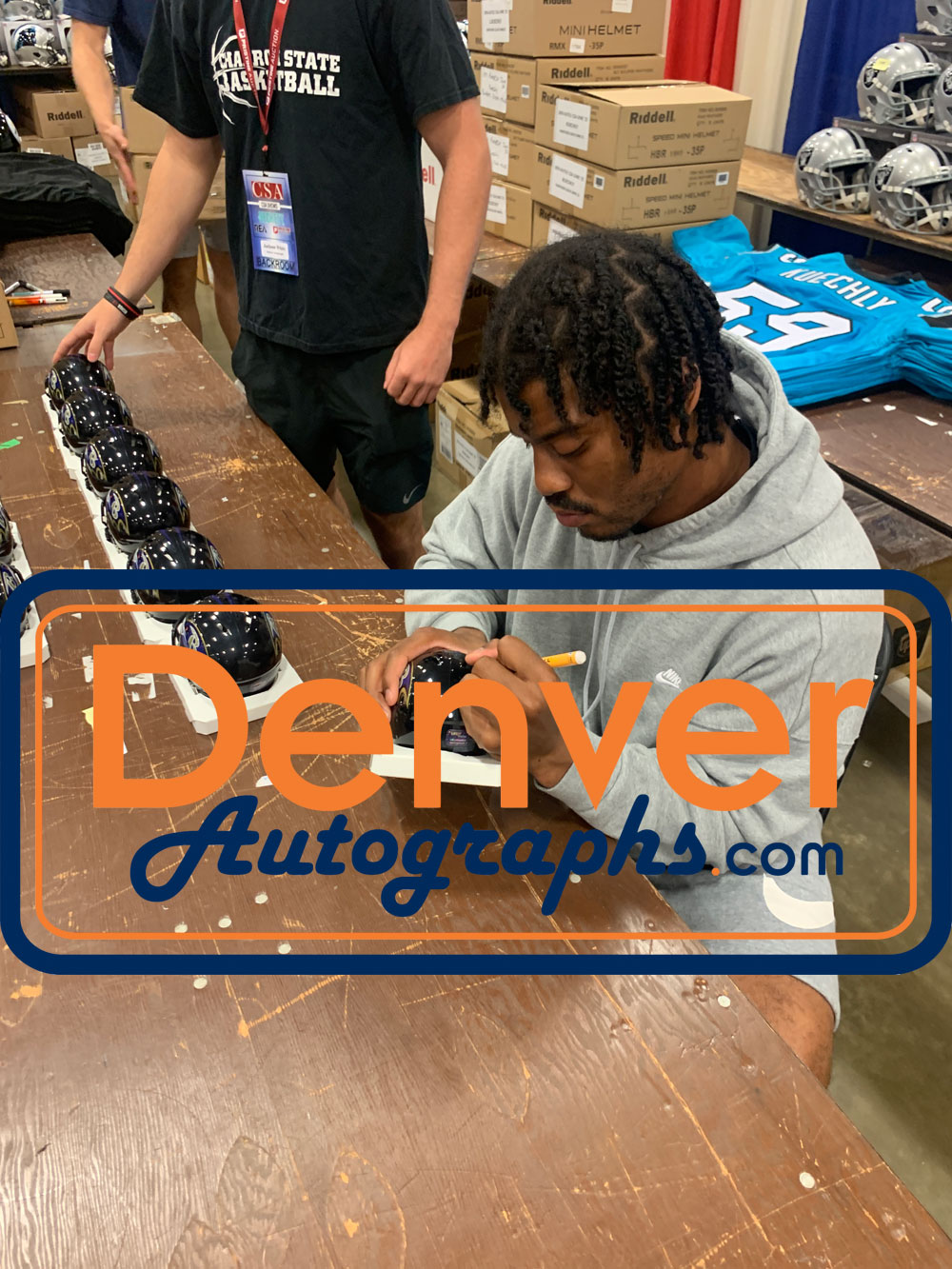 Isiah Likely Autographed Baltimore Ravens Mini Helmet Beckett Witness 51863 6 Isiah Likely Autographed Baltimore Ravens Mini Helmet Beckett Witness 51863