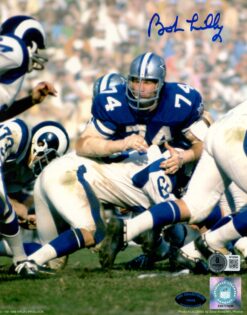 Bob Lilly Autographed/Signed Dallas Cowboys 8x10 Photo Beckett 56715