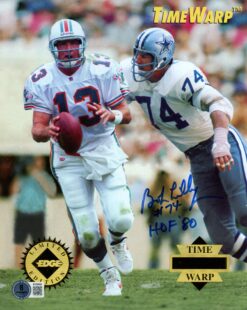Bob Lilly Autographed/Signed Dallas Cowboys 8x10 Photo HOF Beckett 56718