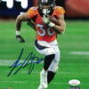 Phillip Lindsay Autographed/Signed Denver Broncos 8x10 Photo JSA 22682 PF