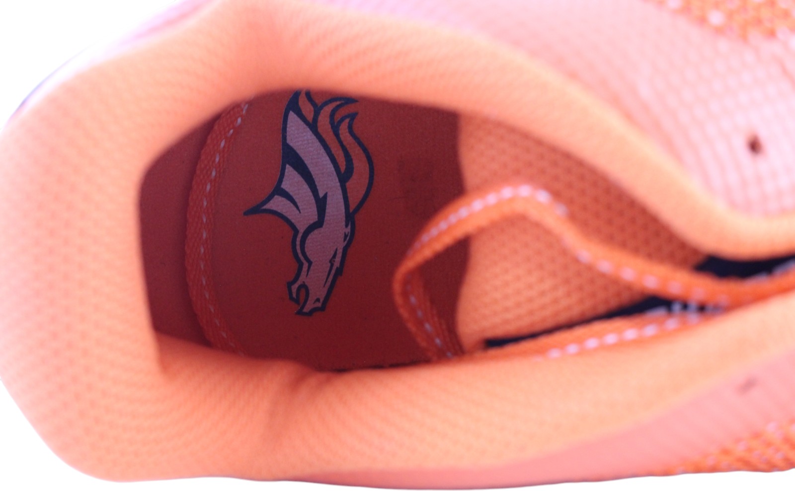 Phillip Lindsey Autographed/Signed Nike Orange and Blue Cleat JSA 59347 6 Phillip Lindsey Autographed/Signed Nike Orange and Blue Cleat JSA 59347