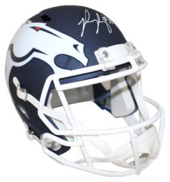 Phillip Lindsay Autographed Denver Broncos AMP Replica Helmet JSA 25485