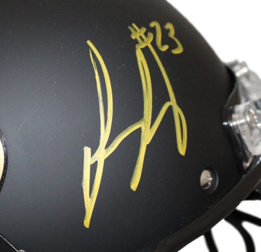 Phillip Lindsay Signed Colorado Buffaloes Black Schutt Replica Helmet JSA 22687