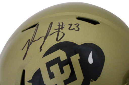 Phillip Lindsay Autographed Colorado Buffaloes Speed Replica Helmet JSA 22688