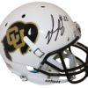 Phillip Lindsay Signed Colorado Buffaloes White Schutt Replica Helmet JSA 22611