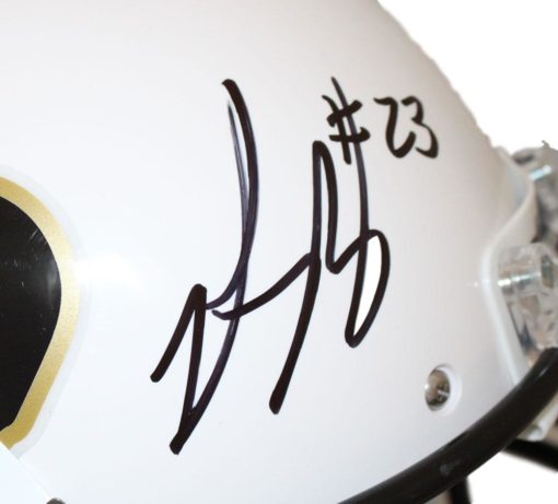 Phillip Lindsay Signed Colorado Buffaloes White Schutt Replica Helmet JSA 22611