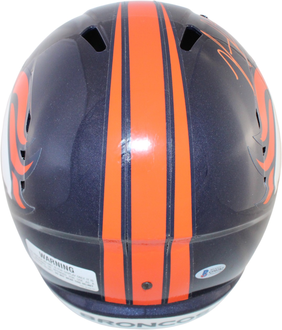 Phillip Lindsay Autographed/Signed Denver Broncos F/S TB Helmet Beckett 59352 3 Phillip Lindsay Autographed/Signed Denver Broncos F/S TB Helmet Beckett 59352