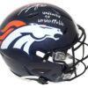 Phillip Lindsay Signed Denver Broncos Authentic Speed Flex Helmet JSA 26471