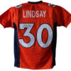 Phillip Lindsay Autographed/Signed Denver Broncos Orange XL Jersey JSA 22620