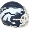 Phillip Lindsay Autographed/Signed Denver Broncos AMP Mini Helmet JSA 25481