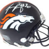 Phillip Lindsay Autographed/Signed Denver Broncos Mini Helmet JSA 22617