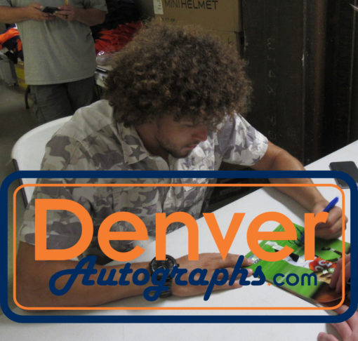 Phillip Lindsay Autographed/Signed Denver Broncos 8x10 Photo JSA 22682 PF