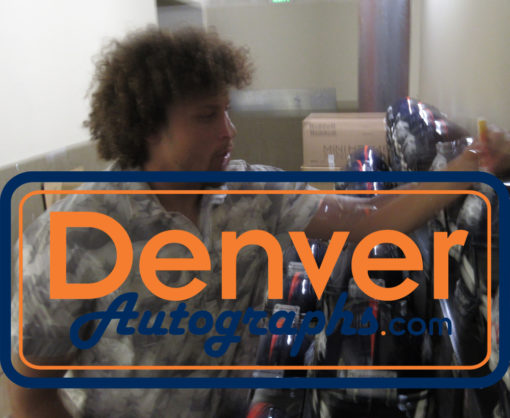 Phillip Lindsay Autographed Denver Broncos Speed Replica Helmet JSA 25488