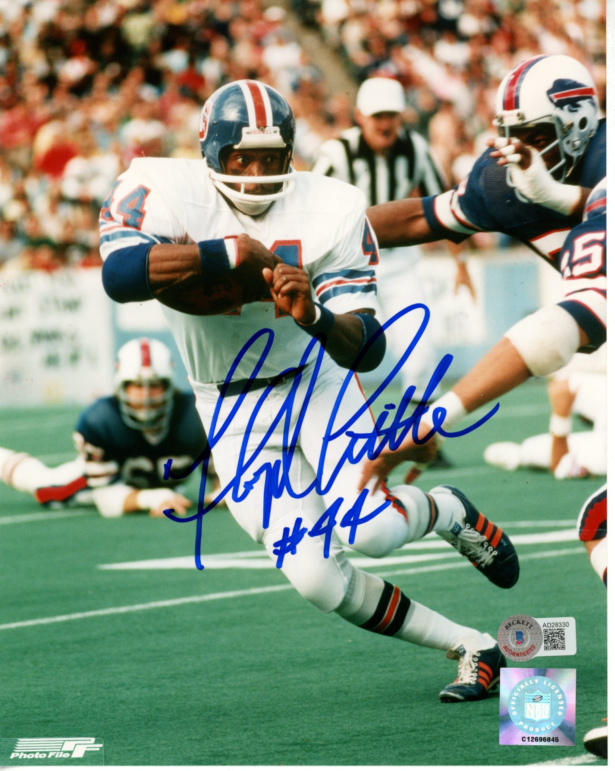 Floyd Little Autographed/Signed Denver Broncos 8x10 Photo Beckett 55858