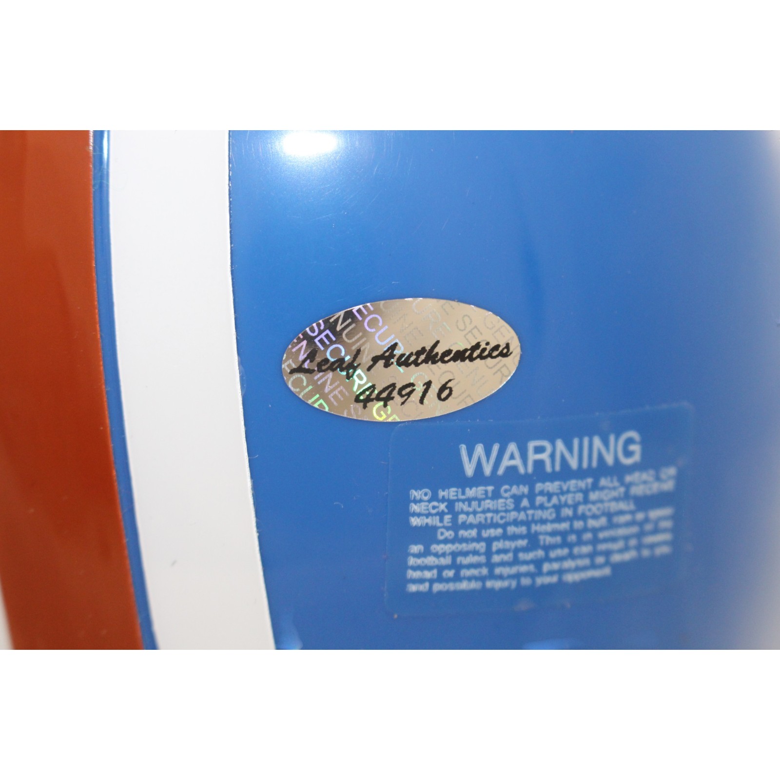 Floyd Little Autographed/Signed Denver Broncos 75-96 VSR4 Mini Helmet Leaf 57814 4 Floyd Little Autographed/Signed Denver Broncos 75-96 VSR4 Mini Helmet Leaf 57814