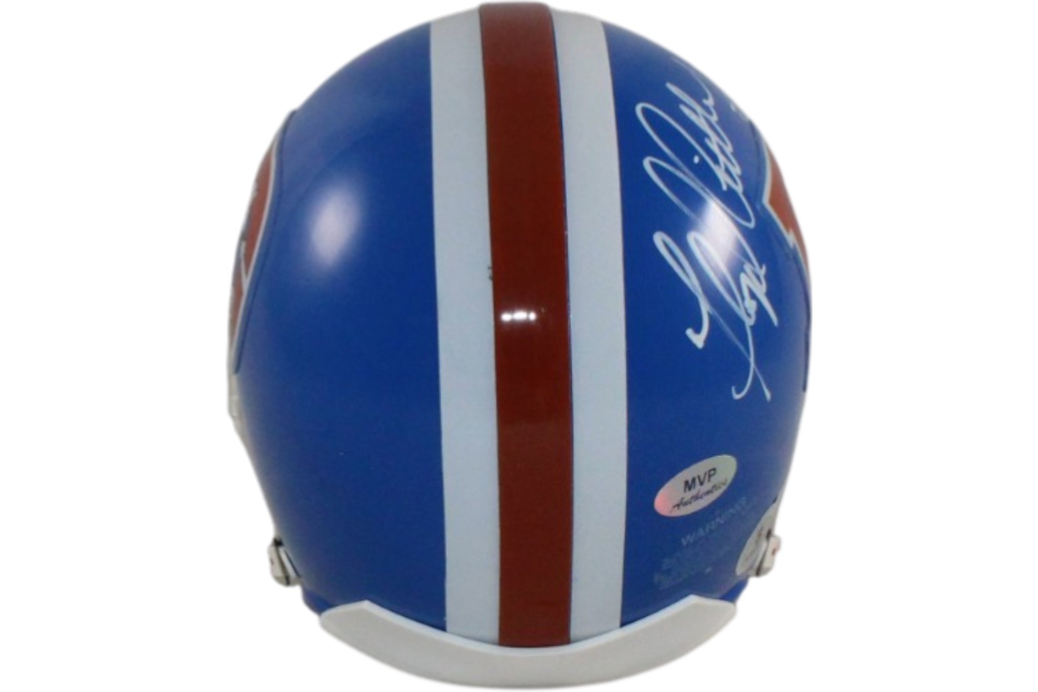 Floyd Little Autographed Denver Broncos VSR4 Mini Helmet HOF Beckett 55383 3 Floyd Little Autographed Denver Broncos VSR4 Mini Helmet HOF Beckett 55383