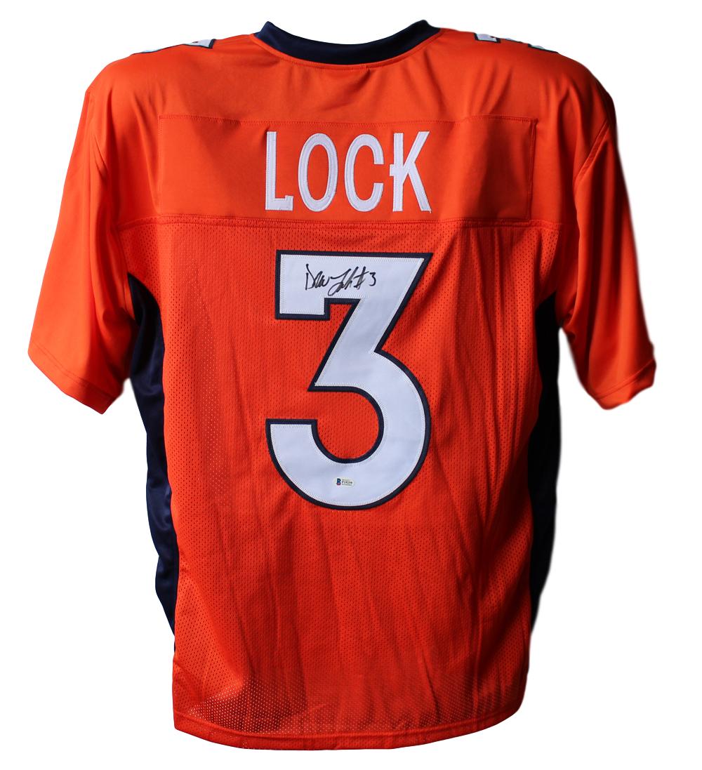 Drew Lock Autographed/Signed Denver Broncos Orange XL Jersey BAS 24819 – Denver ...