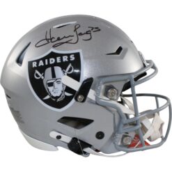 Howie Long Autographed Las Vegas Raiders SpeedFlex Helmet Beckett Witness 55211