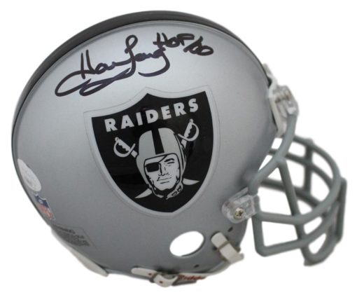 Howie Long Autographed Oakland Raiders Authentic Mini Helmet HOF JSA 24583
