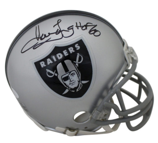 Howie Long Autographed/Signed Oakland Raiders Mini Helmet HOF JSA 24582