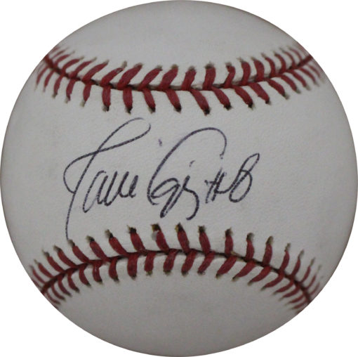 Javier Lopez Autographed/Signed Atlanta Braves Oml Baseball BAS 26387